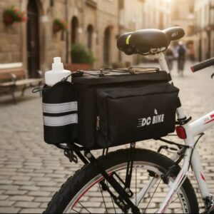 ALFORJA BOLSO TRASERO CON PORTABOTELLA TERMICO